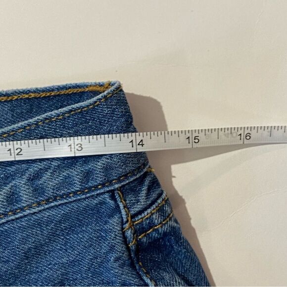 Umgee High Waist Rise Mom Fit Jeans Pintuck Leg 90's Style Size 27 - Picture 10 of 15